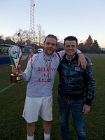 Bedin e il presidente Pagin