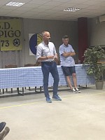 L'allenatore Alex Visentin