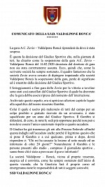 Comunicato Valdalpone Ronca
