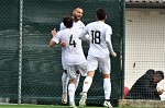 Esultanza dopo il gol del vantaggio