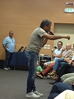 Il presidente Moreno Sartorato durante la presentazione Il presidente Moreno Sartorato durante la presentazione